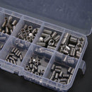 200pcs Stainless Steel Hex Socket Set Screw Grub Screws Assortment Kit M3-M8 s g