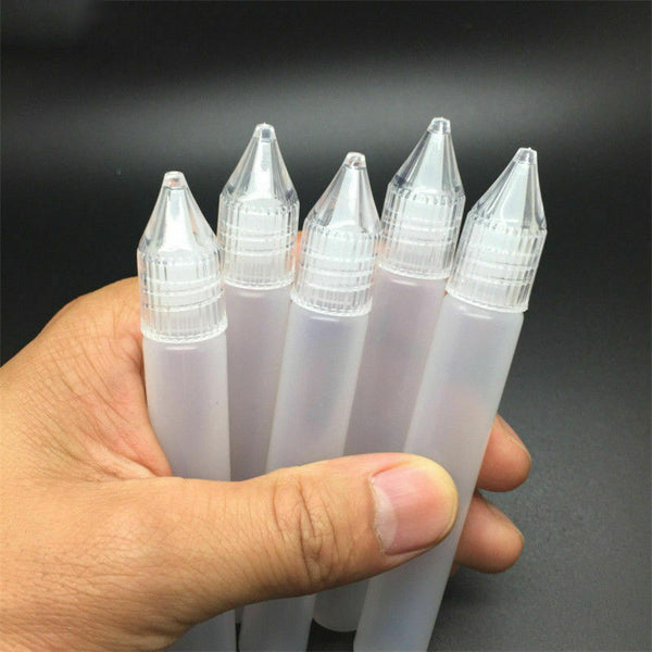 Sale Needle Tip Empty Plastic Squeezable Liquid Dropper Filling ! Bottles B6P5