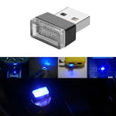 Car USB LED Cigarette Lighter Atmosphere Light Feet Lamp Decoration Lights SN9F