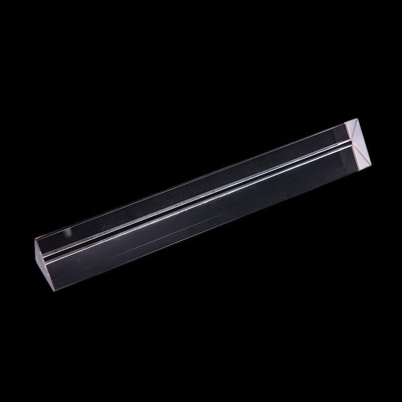 7.8" 20cm Optical Glass Triple Triangular Prism Physics Teaching Spectrum OZ