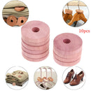 10X Cedar Wood Cedar Ring Wardrobe Pure Insect Repellent Camphor Moth Ball OZ