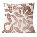 Leaves Stripe Geometric Cushion Covers Short Plush Throw Pillow Covers 45Cm