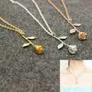 with Pendant Choker Collar Necklace for Women Chains (Golden)