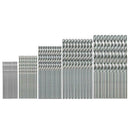 100pcs 1.0-3.0mm Straight Shank HSS Twist Drills Woodworking Drill Bits Set