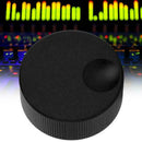 32.5x13mm Volume Control Black Frosted Solid Aluminum For 6mm Potentiometer W1P7