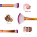 12pcs Makeup Set 9colors Eyeshadow +Powder+Gorgeous Cosmetic Brushes Tool