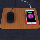 Pu Leather Multifunctional Wireless Fast Charging Mouse Pad Qi Standard Mul