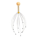 Stainless Steel Head Neck Scalp Scratch Massager Manual Massage Stress ZIF