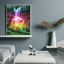5D DIY Full Drill Diamond Painting Rainbow Waterfall Embroidery Mosaic Kit