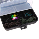 Carp Fishing Tackle Box Lead Clips Hooks Swivels Baiting Needles Terminal R A