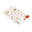 Bread Strawberry Journal Decorative Stationery Stickers DIY Diary Album Sticke3C
