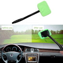 1pc Windshield Wiper Brush Microfiber Car Window Cleaner with Spray Bottle