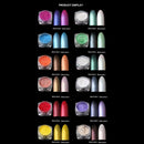 12boxes/set 12 Colors Holographic Nail Powder Nail Manicure For Nails Art C B4J6