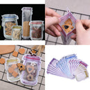 20Pcs Reusable Mason Jar Zipper Bags Snack Nuts Airtight Seal  Bags