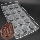 1X(Leaf Shaped Candy Molds Hard Chocolate Mold Baking Tray
