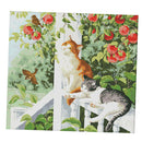 Cat Stamped Cross Stitch Kits Adults Beginners Handwork Set Bedroom Hotel Decor