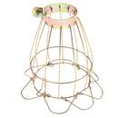 2pcs Reptile Protective Lamp Screen Anti-Scald Protective Guard Golden