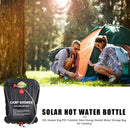 Portable Foldable Outdoor Solar Energy Heated Water Storage Bag for Camping
