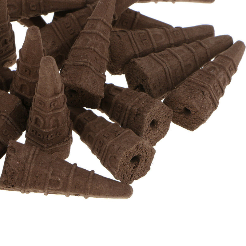 Natural Smoke Tower Cone Backflow Incense for Yoga Meditation Home Office