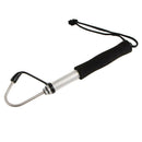 70CM Retractable Fishing Gaff Hook Fishing Gear Hook Tackle with Soft Handl V3W7
