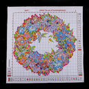 Hummingbirds Stamped Cross Stitch Kits Wedding Christmas Gifts 14CT 51x50cm