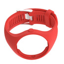 Silicone Wrist Band Strap Holder with Clasp for Polar M200 Sport Watch Red