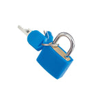 Travel Mini Padlock with 2 Keys for Luggage Suitcase Bag 22 x 34mm Dark Blue