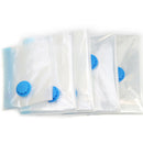 9Pcs/Set Vacuum Storage Bag Transparent Border Foldable Extra Large Compres
