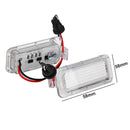 2pcs LED Rear Number License Plate Lights for Ford Fiesta Focus Kuga Mondeo A