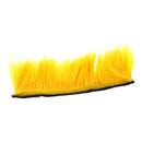 Motorcycle Adhesive Helmet Mohawk Hair Patches Skinhead Costumes Wig Yellow