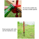 Telescopic Foldable Lamp Rod for Fishing Camping Light Holder Pole (Red)