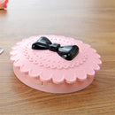 Cute Bow Fairy Ribbon False Eyelash Protect Shape Case Container Pink Box Lov`US