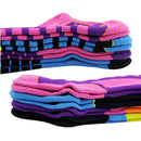 Kids Winter Thermal Long Ski Snowboarding Hiking Sports Socks EU 27-30 Blue