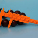 2pcs Plastic Precise Vernier Scale Caliper Metric/ Imperial, 0-3inch/0-80mm T5A4