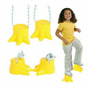 1Pc Feet Children Adjustable Stilts Dinosaur Foot Game Pot Set B3Q7