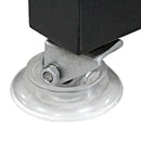 1 Pack Transparent Plastic Piano Caster Cups Sponge Mat Pad Floor Furniture