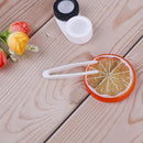 2XContact lens tweezers care travel clip clamp remover tool tips white kit A Gw