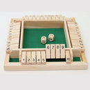 4 Players Digital Puzzle Board Game Shut The Box Game Set Number Drinking G