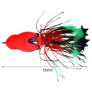 5pcs Artificial Simulation Frog Minnow Fish Lures Bionic Bait Crankbaits