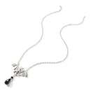Fashion Simple Bat Crystal Pendant Chain Choker Necklace Collar Jewelry Gift  BX