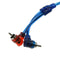 5 Meter 2 RCA to 2 RCA Plug Car Audio System Amplifier Braided Copper Cable