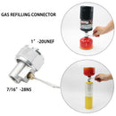 Regulator Valve Propane Refill Adapter for Cylinder Tank Coupler Bottle