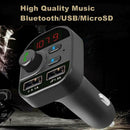 Bluetooth In-Car Wireless Car FM Transmitter MP3 Radio Adapter 2 USB Charger