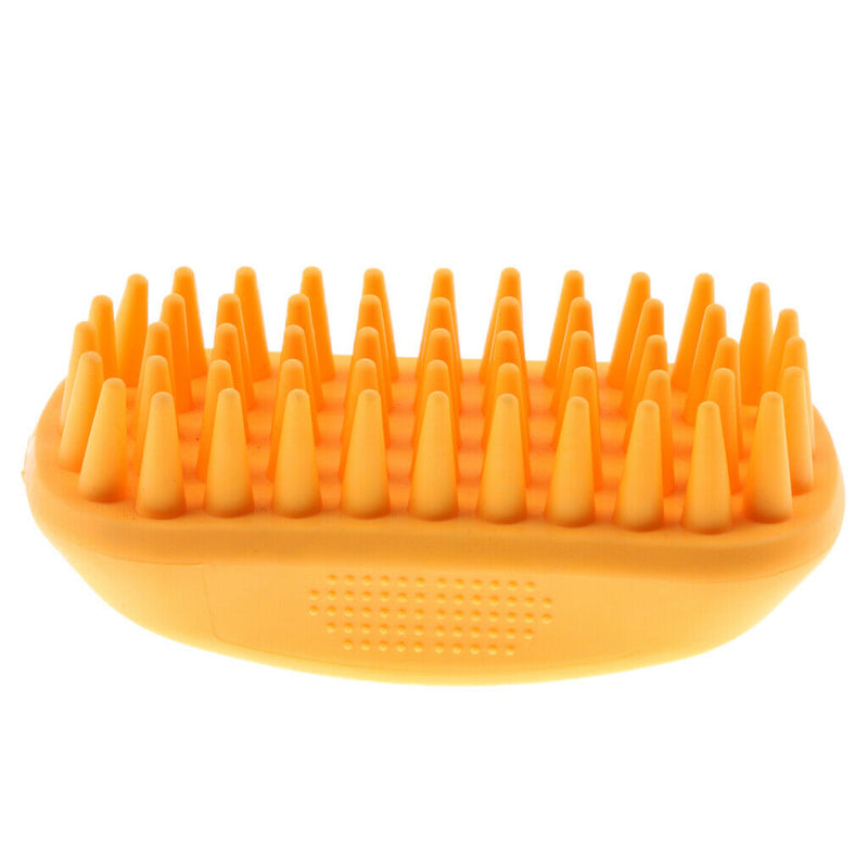 Pet Bath & Massage Brush, Dog Cat Super Soft Hair Removal Grooming Brush