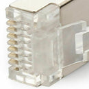 Shielded RJ45 Connector CAT5E CAT6 Crimp Ethernet Connector STP 8P8C Modula