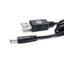 LED Flashlight USB Cable Mobile DC Power Charger Torch Charging Cables