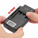 SS-5 Universal Battery Charger USB Phone Charger with LCD Indicator Display