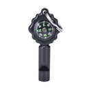 Black Mini Survival Tool Whistle Compass 2 in1 new hot selling 2018 bFJ Ew