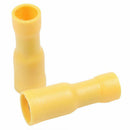 100 x Male & Female Yellow Insulated Bullet Connectors Terminals 12-10AWG W