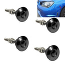 4X Push Button Quick Release Car Hood Bonnet Latch Pin Lock Bumper Clip Bla V8Y1